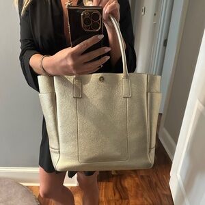 Tiffany & Gold gold leather tote like new! Authentic, Like New!